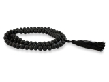 Lavastein Mala 108 Perlen mit schwarzer Quaste 8 mm