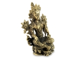 Kleine Grüne Tara Statue Messing 5 cm