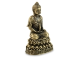 Kleine Buddha Statue mit Dhyana Mudra Messing 6 cm