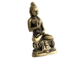 Kleine Buddha Statue Vitarka Mudra Messing 3 cm