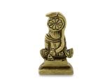 Kleine Hanuman Statue sitzend Messing 5,6 cm