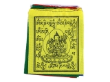 Kleine tibetische Mini Gebetsfahnen Chenrezig Buddha