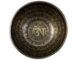 Tibetische Klangschale mit Om Mani Gravur