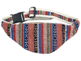 Hanf Gürteltasche Bauchtasche bunt gestreift