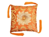 Klangschalenkissen Brokat Lotus 15 cm verschiedene Farben