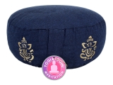 Meditationskissen Ganesha dunkelblau