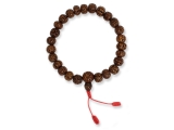 Hand-Mala Gebetskette mit Rudraksha Samen geschliffen