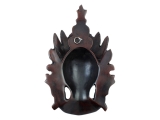 Grüne Tara Maske hangeschnitzt 26 x 15
