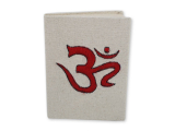 Notizbuch Baumwolle bestickt mit Symbolen