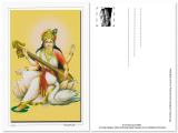 Postkarte Saraswati