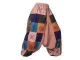 Patchwork Batik Hose Haremshose bedruckt bunt