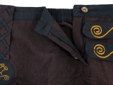 Haremshosen Pumphosen Aladinhosen Spirale braun