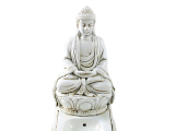 Räucherstäbchenhalter Buddha weiß