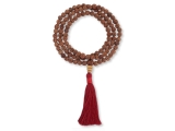 Mala Gebetskette mit Rudraksha Samen 6 mm