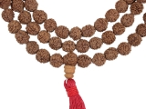 Mala Gebetskette Rudraksha 10 mm Naturell