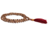 Rudraksha Mala Gebetskette einzeln geknotet 8 mm