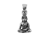 Akshobhya Buddha Anhänger 925er Sterling-Silber
