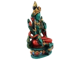 Grüne Tara Statue handbemalt 12cm