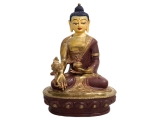 Medizin-Buddha feuervergoldet 20 cm