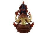 Chenrezig Avalokiteshvara Buddha feuervergoldet 23 cm