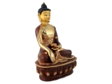 Guru Rinpoche Statue Padmasambhava feuervergoldet 15 cm