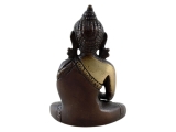 Amitabha Buddha Statue Messing zweifarbig 8 cm