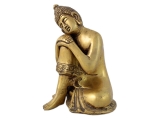 Shakyamuni Buddha ruhend - Messing Statue 15 cm