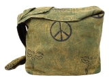 Goa Psytrance Tasche Peace Sonne Om Symbol