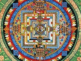 Thangka Kalachakra Mandala - Rad der Zeit