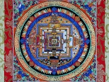 Thangka Rollbild - Kalachakra Mandala