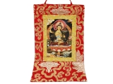 Kleine buddhistische Thangkas mit Buddha Bilder