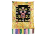 Tibetischer Wandbehang Black Mahakala