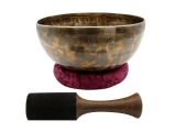 Mond Klangschalen Set mit Ringkissen und Klöppel