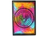 Indischer Wandbehang Wandtuch Hamsa Hand 74 x 115 cm