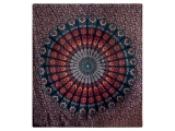 Indischer Wandbehang Pfau Mandala