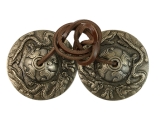 Hochwertige Tingsha Zimbeln mit Drachen Relief 6,7 cm